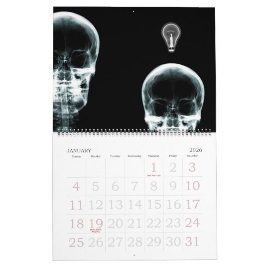 Röntgenfoto van het Collectie 2012 Kalender (Jan 2026)