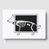 Röntgenfoto van hond gastenboek (Voorkant)