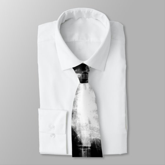 Röntgenfoto van skeletribben en wervelkolom stropdas (Gebonden)