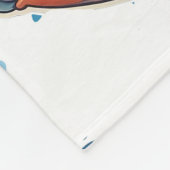 Röntgenfoto Vis onder het Zee Print Fleece Deken (Hoek)