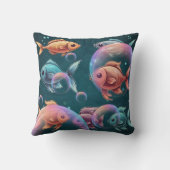 Röntgenfoto visbellen afdrukken kussen (Achterkant)