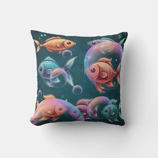 Röntgenfoto visbellen afdrukken kussen (Voorkant)