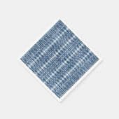 Röntgenfoto Waterverf Shibori Stripe Cocktailserve Servetten (Hoek)