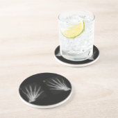 Röntgenfoto's met extra cijfers rechts en links zandsteen onderzetter (Zijkant)