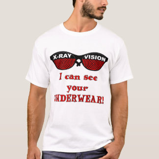 röntgenfoto's RETRO: Ik zie je ondergoed. T-shirt