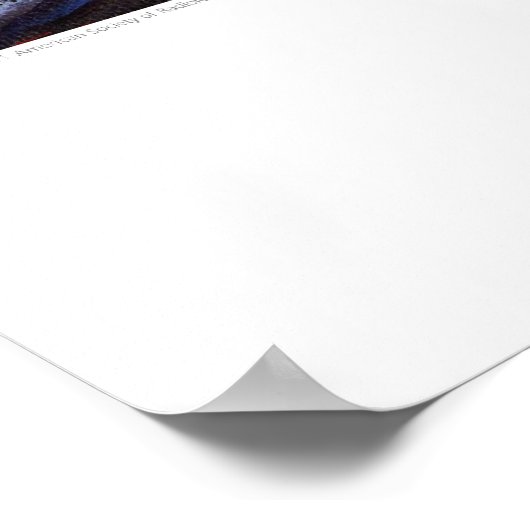 RöntgenHoesje - Opvoet van Moonlit Mountain - Rain Poster (Hoek)