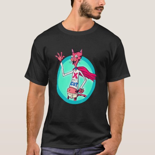 Röntgenkat T-shirt (Voorkant)