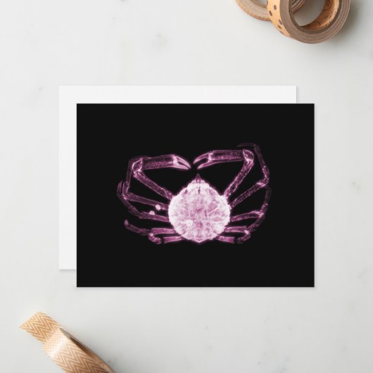 Röntgenkrab Notitiekaartje (Voorkant / Achterkant in situ)