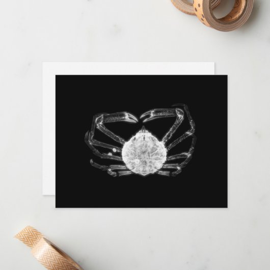 Röntgenkrab Notitiekaartje (Voorkant / Achterkant in situ)