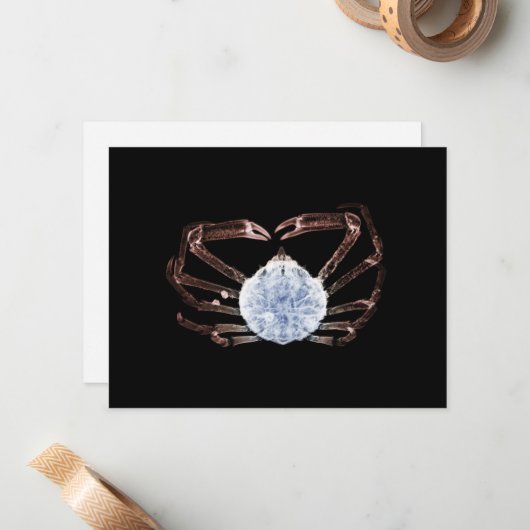 Röntgenkrab Notitiekaartje (Voorkant / Achterkant in situ)