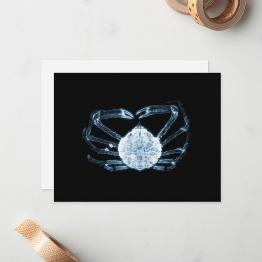 Röntgenkrab Notitiekaartje (Voorkant / Achterkant in situ)