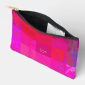 Röntgenmeisjes Glitch Art Raster Hot Pink Etui (Open)