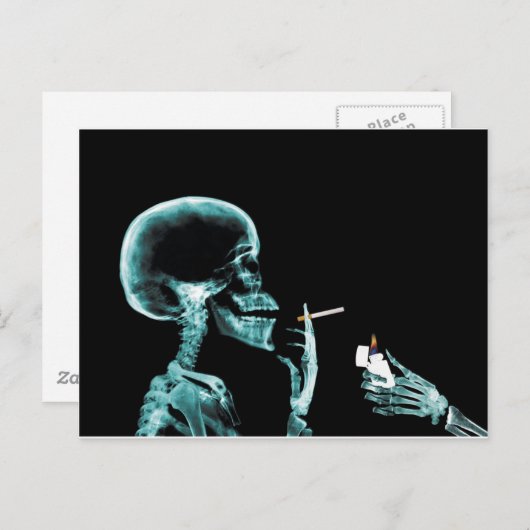 röntgenopnamen roken briefkaart (Voorkant / Achterkant)