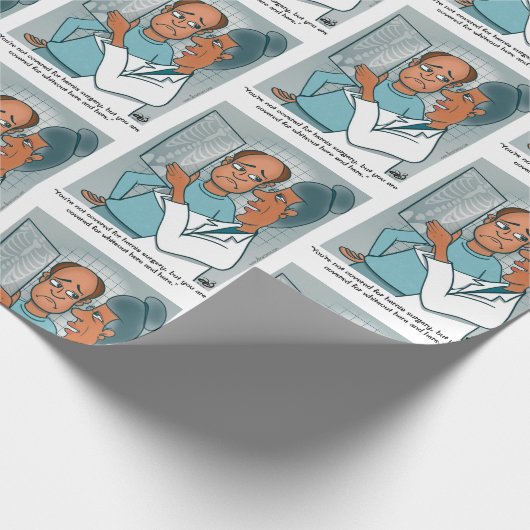 Röntgenopvulpapier Cadeaupapier (Hoek)