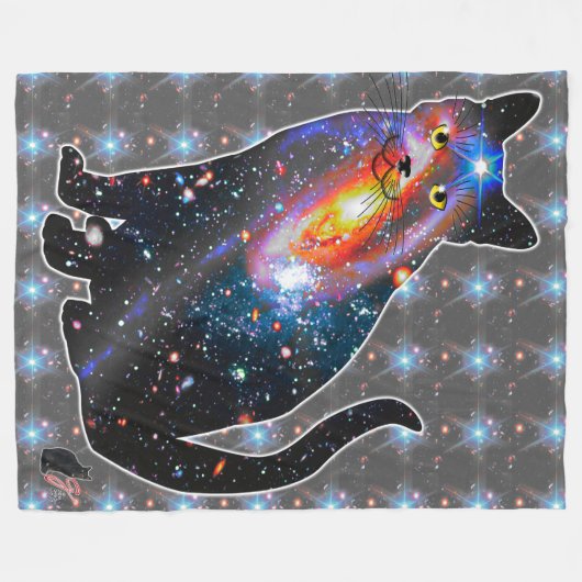 röntgenruimte in kat flessenbak fleece deken (Voorkant (Horizontaal))