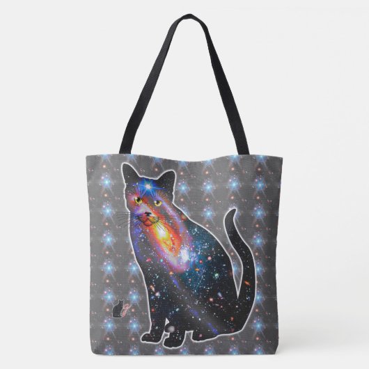 röntgenruimte in kat tote bag (Achterkant)