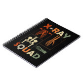 Röntgenskeleton Botten Radioloog Funny Radiology Notitieboek (Linkerzijde)