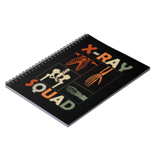 Röntgenskeleton Botten Radioloog Funny Radiology Notitieboek (Linkerzijde)