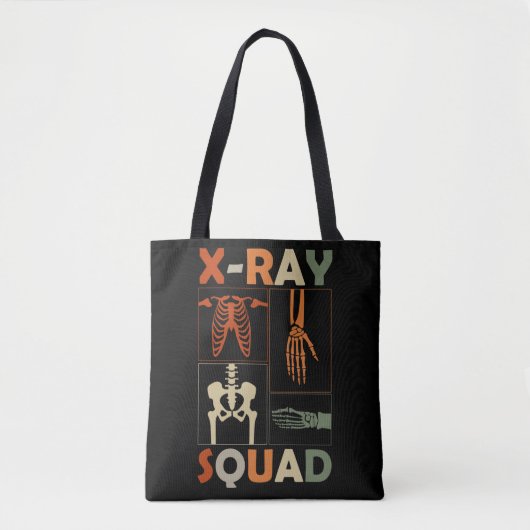 Röntgenskeleton Botten Radioloog Funny Radiology Tote Bag (Voorkant)