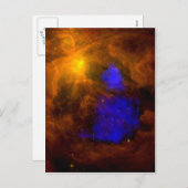 Röntgenstraal de Kerstman in Orion Feestdagenkaart (Voorkant / Achterkant)