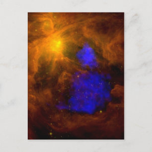 Röntgenstraal de Kerstman in Orion Feestdagenkaart