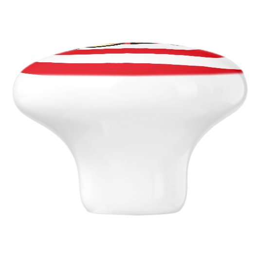 Röntgenstraal VISIE Leuke Retro Comic Book Pop Kun Keramische Knop (Zijkant)