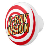 Röntgenstraal VISIE Leuke Retro Comic Book Pop Kun Keramische Knop (Rechts)