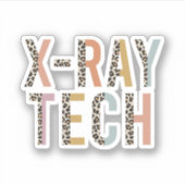 Röntgenstraaltechnologie, het Afstudeerder van de Sticker (Voorkant)