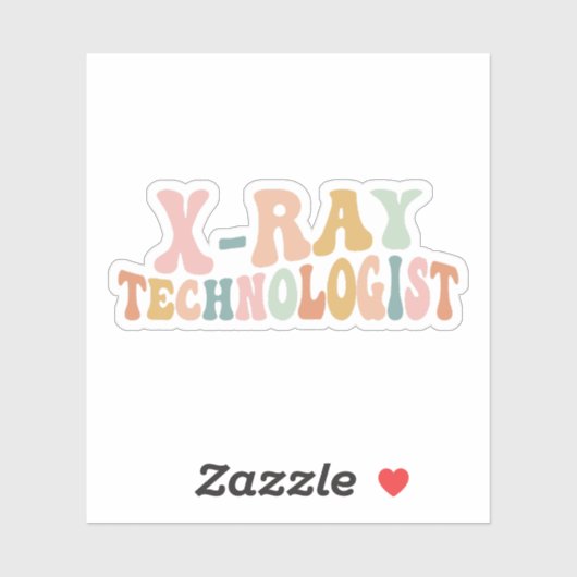 Röntgenstraaltechnologie, het Afstudeerder van de  Sticker (Vel)