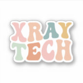 Röntgenstraaltechnologie, het Afstudeerder van de  Sticker (Voorkant)