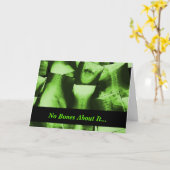 Röntgenstraling - radioactief groen kaart (Gele Bloem)