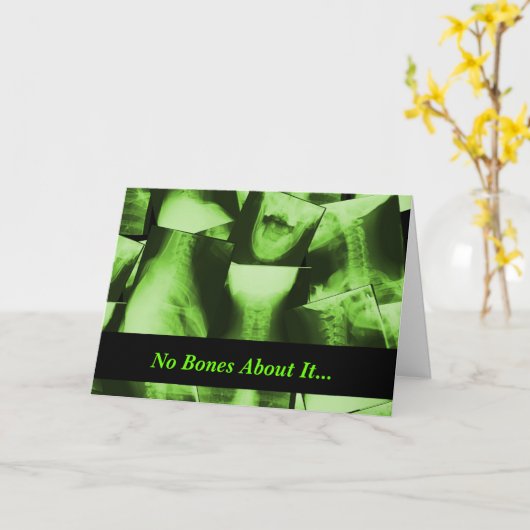 Röntgenstraling - radioactief groen kaart (Gele Bloem)