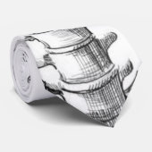 röntgenstropdas stropdas (Opgerold)