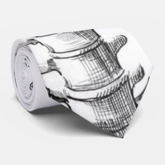 röntgenstropdas stropdas (Opgerold)