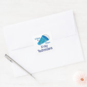 Röntgentechnici Vierkante Sticker (Envelop)
