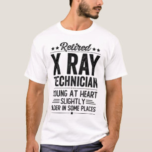 Röntgentechnicus in ruste t-shirt