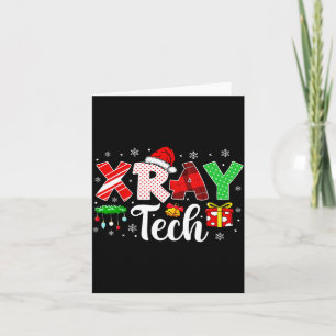 Röntgentechnicus Kerstboog Rad Tech Radiologie Man Kaart