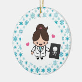 röntgentechnicus röntgenradioloog keramisch ornament (Links)