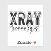 Röntgentechnoloog, Radiologie Tech, Radiograaf Sticker (Vel)