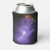 Röntgentelescopen spookachtige kosmische hand blikjeskoeler (Blikje Achterkant)