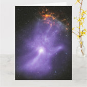 Röntgentelescopen spookachtige kosmische hand kaart (Gele Bloem)