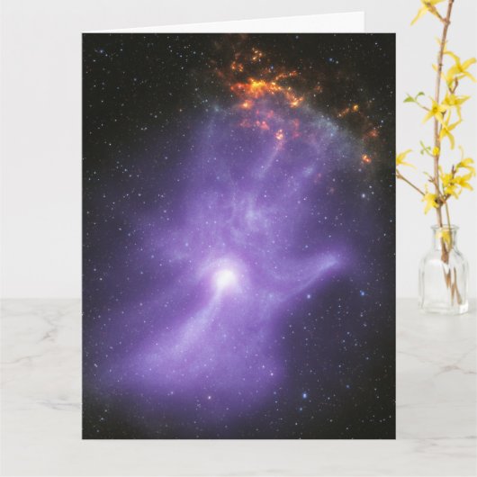 Röntgentelescopen spookachtige kosmische hand kaart (Gele Bloem)