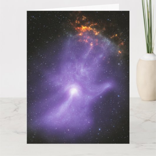Röntgentelescopen spookachtige kosmische hand kaart (Voorkant)