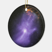 Röntgentelescopen spookachtige kosmische hand keramisch ornament (Links)