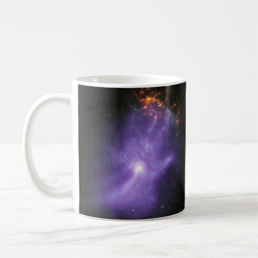 Röntgentelescopen spookachtige kosmische hand koffiemok (Links)