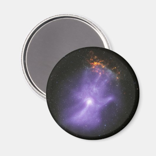 Röntgentelescopen spookachtige kosmische hand magneet (Voorkant / Achterkant)