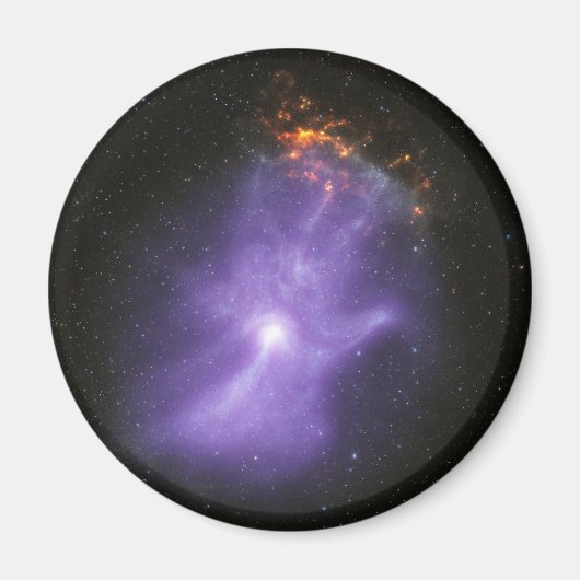 Röntgentelescopen spookachtige kosmische hand magneet (Voorkant)
