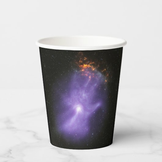 Röntgentelescopen spookachtige kosmische hand papieren bekers (Achterkant)