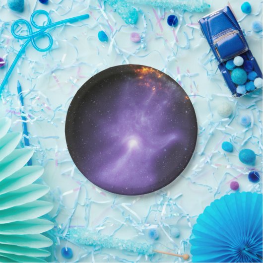 Röntgentelescopen spookachtige kosmische hand papieren bordje (Feest)