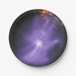 Röntgentelescopen spookachtige kosmische hand papieren bordje